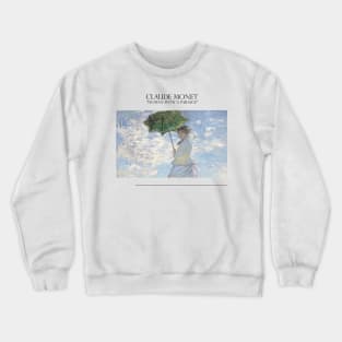 Woman with a Parasol Crewneck Sweatshirt